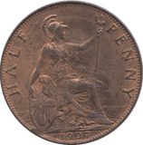 1907 HALFPENNY ( UNC ) - Halfpenny - Cambridgeshire Coins