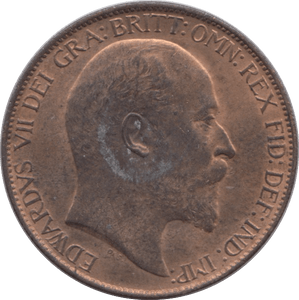 1907 HALFPENNY ( UNC ) - Halfpenny - Cambridgeshire Coins