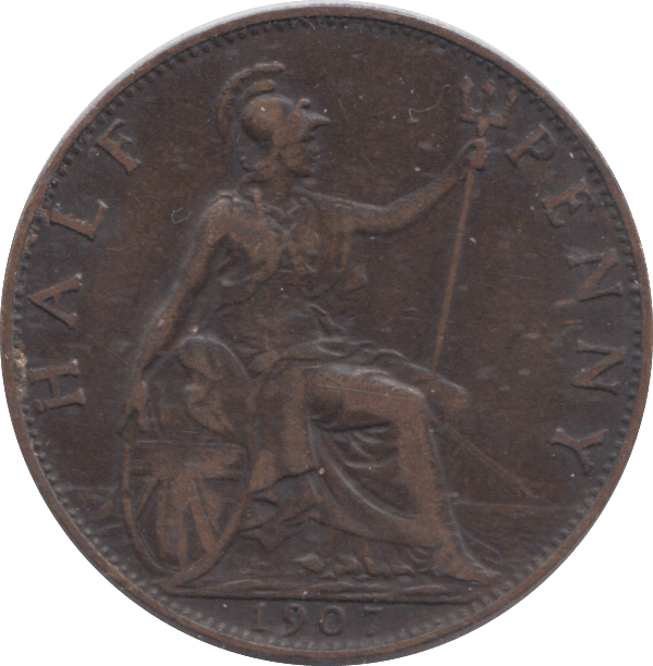 1907 HALFPENNY ( VF ) - HALFPENNY - Cambridgeshire Coins