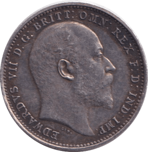 1907 MAUNDY FOURPENCE ( EF ) - MAUNDY FOURPENCE - Cambridgeshire Coins