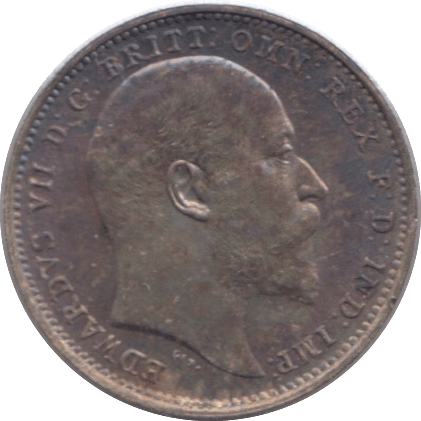 1907 MAUNDY FOURPENCE ( UNC ) - MAUNDY FOURPENCE - Cambridgeshire Coins