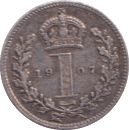 1907 MAUNDY ONE PENNY ( EF ) - MAUNDY ONE PENNY - Cambridgeshire Coins