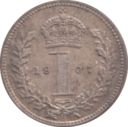 1907 MAUNDY ONE PENNY ( UNC ) - MAUNDY ONE PENNY - Cambridgeshire Coins