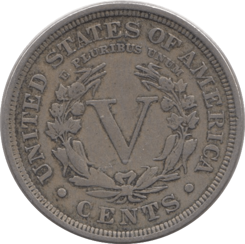 1907 NICKEL 5 CENTS USA - WORLD COINS - Cambridgeshire Coins