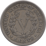 1907 NICKEL 5 CENTS USA - WORLD COINS - Cambridgeshire Coins