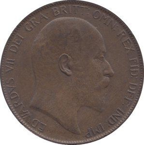 1907 PENNY ( AUNC ) - PENNY - Cambridgeshire Coins