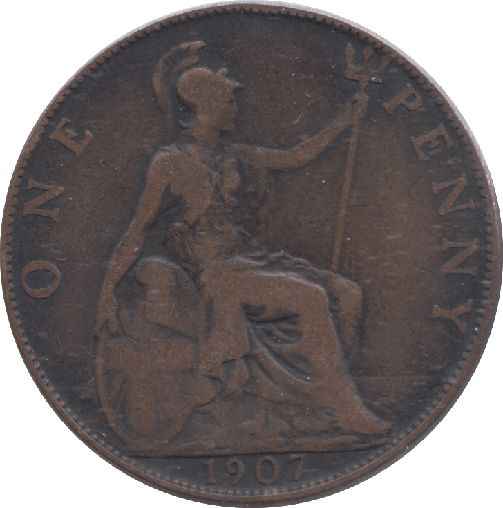 1907 PENNY ( FINE ) - PENNY - Cambridgeshire Coins