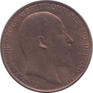 1907 PENNY ( UNC ) - PENNY - Cambridgeshire Coins