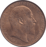 1907 PENNY WEAK STRIKE ( AUNC ) - PENNY - Cambridgeshire Coins