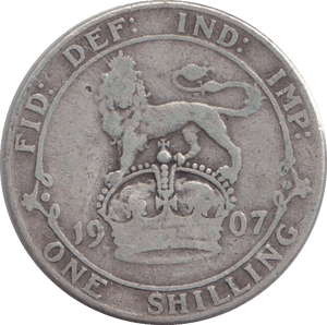 1907 SHILLING ( FINE ) - SHILLING - Cambridgeshire Coins