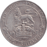 1907 SHILLING ( FINE ) - SHILLING - Cambridgeshire Coins
