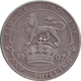 1907 SHILLING ( FINE ) - SHILLING - Cambridgeshire Coins