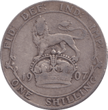 1907 SHILLING ( FINE ) - SHILLING - Cambridgeshire Coins