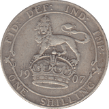 1907 SHILLING ( FINE ) - SHILLING - Cambridgeshire Coins