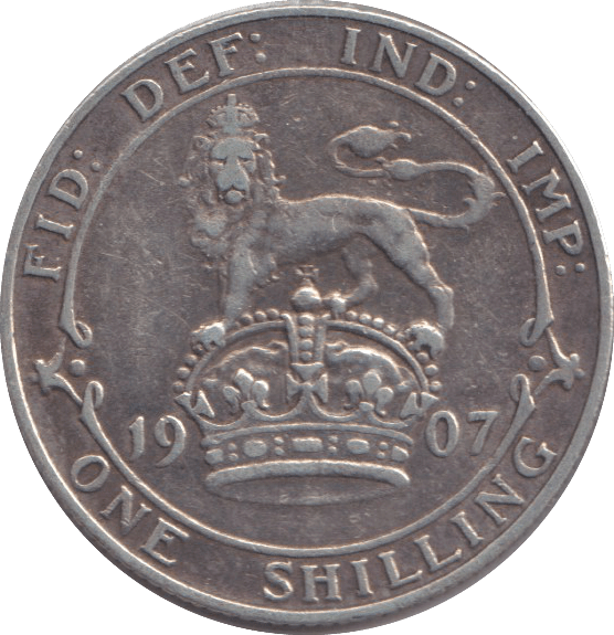 1907 SHILLING ( GF ) - SHILLING - Cambridgeshire Coins