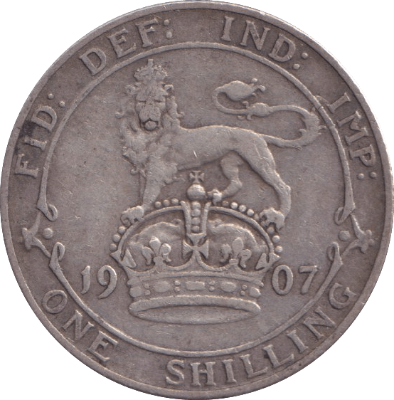 1907 SHILLING ( GF ) - SHILLING - Cambridgeshire Coins