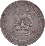 1907 SHILLING ( GF ) - SHILLING - Cambridgeshire Coins