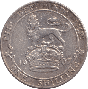 1907 SHILLING ( GF ) - SHILLING - Cambridgeshire Coins