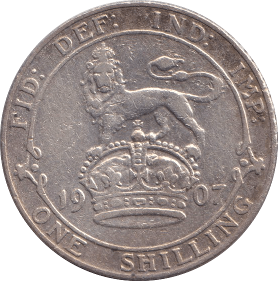 1907 SHILLING ( GF ) - SHILLING - Cambridgeshire Coins