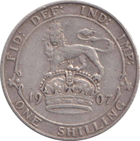 1907 SHILLING ( GF ) - SHILLING - Cambridgeshire Coins