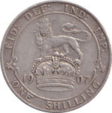 1907 SHILLING ( GF ) - SHILLING - Cambridgeshire Coins