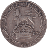 1907 SHILLING (GF) - SHILLING - Cambridgeshire Coins