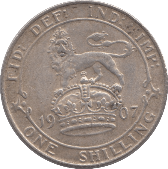 1907 SHILLING ( GVF ) - Shilling - Cambridgeshire Coins