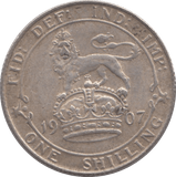 1907 SHILLING ( GVF ) - Shilling - Cambridgeshire Coins