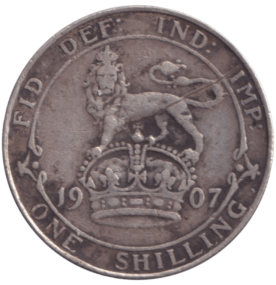 1907 SHILLING ( NF ) - SHILLING - Cambridgeshire Coins