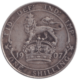 1907 SHILLING ( NF ) - SHILLING - Cambridgeshire Coins