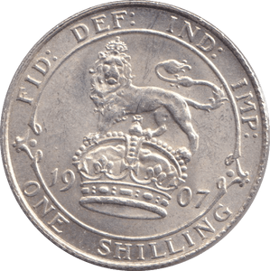 1907 SHILLING ( UNC ) - SHILLING - Cambridgeshire Coins