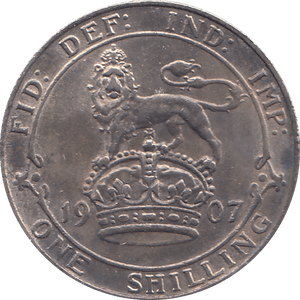 1907 SHILLING ( UNC ) - SHILLING - Cambridgeshire Coins