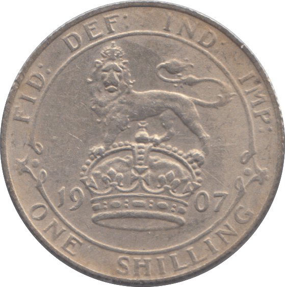 1907 SHILLING ( VF ) - SHILLING - Cambridgeshire Coins