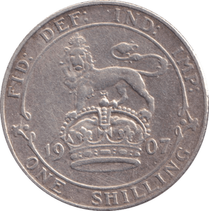 1907 SHILLING ( VF ) - SHILLING - Cambridgeshire Coins