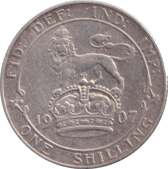 1907 SHILLING ( VF ) - SHILLING - Cambridgeshire Coins