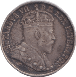 1907 SILVER 5 CENTS CANADA - SILVER WORLD COINS - Cambridgeshire Coins
