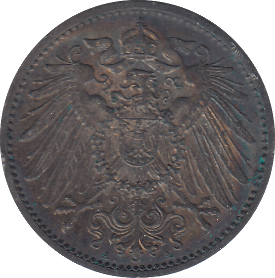 1907 SILVER GERMANY 1 MARK - SILVER WORLD COINS - Cambridgeshire Coins