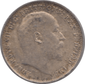 1907 SILVER THREEPENCE ( EF ) - Threepence - Cambridgeshire Coins