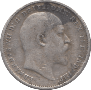 1907 SILVER THREEPENCE ( FINE ) - Threepence - Cambridgeshire Coins