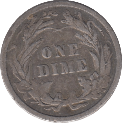 1907 SILVER USA DIME - SILVER WORLD COINS - Cambridgeshire Coins