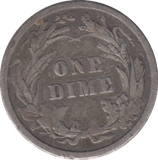 1907 SILVER USA DIME - SILVER WORLD COINS - Cambridgeshire Coins