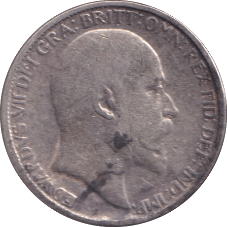 1907 SIXPENCE ( F ) - SIXPENCE - Cambridgeshire Coins