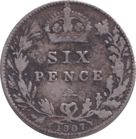 1907 SIXPENCE ( FINE ) - SIXPENCE - Cambridgeshire Coins