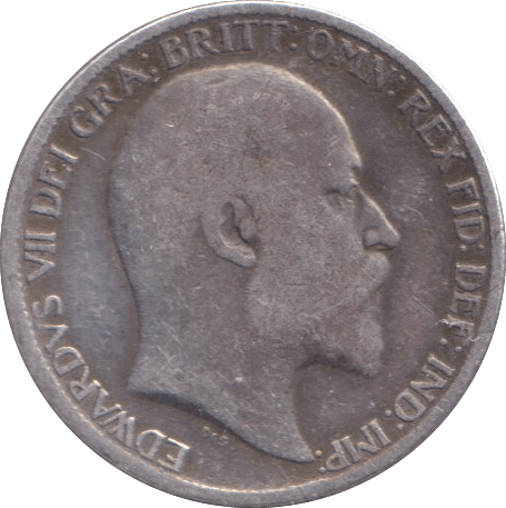 1907 SIXPENCE ( FINE ) - SIXPENCE - Cambridgeshire Coins