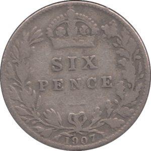 1907 SIXPENCE ( FINE ) - Sixpence - Cambridgeshire Coins