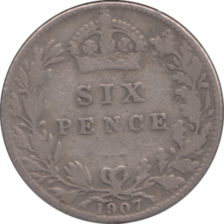 1907 SIXPENCE ( FINE ) - Sixpence - Cambridgeshire Coins