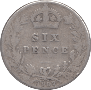 1907 SIXPENCE ( GF ) - SIXPENCE - Cambridgeshire Coins