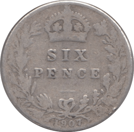 1907 SIXPENCE ( GF ) - SIXPENCE - Cambridgeshire Coins