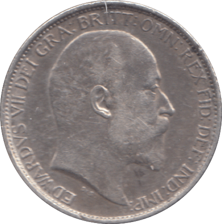 1907 SIXPENCE ( GVF ) - SIXPENCE - Cambridgeshire Coins