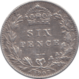 1907 SIXPENCE ( GVF ) - SIXPENCE - Cambridgeshire Coins